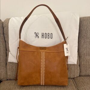 HOBO Tan Leather Hobo Bag